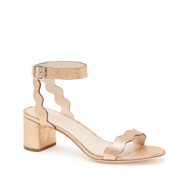 NEW • Loeffler Randall • Emi Rose Gold Sandals 7 - Picture 2 of 8